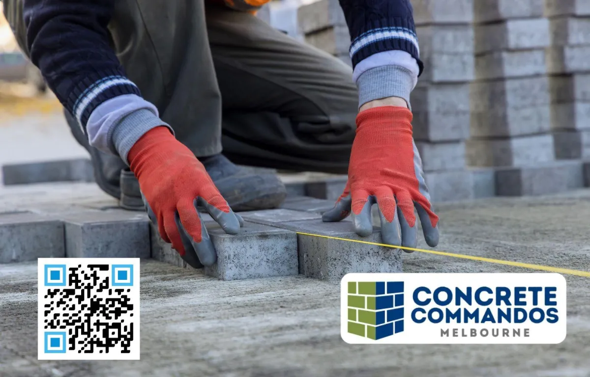 Concrete Commandos Melbourne building durable brick and stone paver surfaces